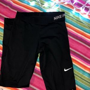 Full length Nike pro leggings black size large